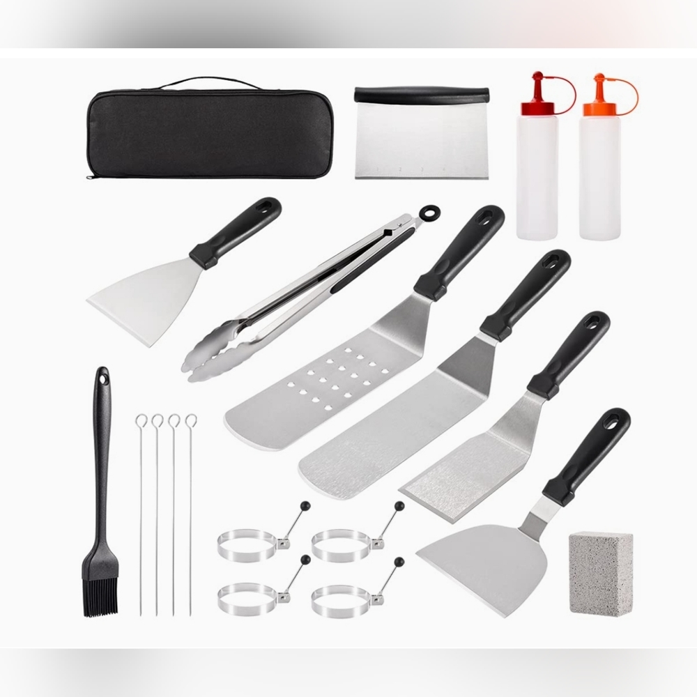 20 Piece Barbecue/Flat-top Accessory Kit